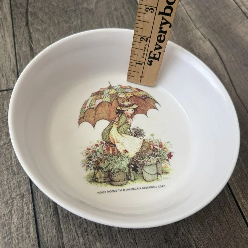 VTG 1970s Holly Hobbie Oneida Deluxe Set of 3 Melamine Bowls American Greetings